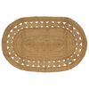 vidaXL Gebied Tapijt Naturel 205 x 305 cm Jute