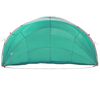 vidaXL Pooldome Groen 592 x 590 x 275 cm 185T polyester met PU-coating