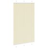 vidaXL Pliss&eacute; rolgordijn 115x200cm stofbreedte 114,4cm polyester cr&egrave;me