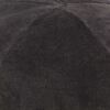 vidaXL Poef 50x35 cm katoenfluweel antraciet