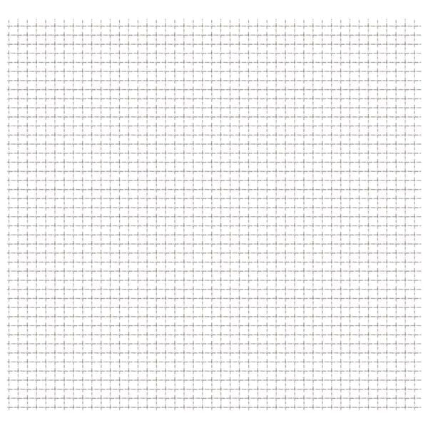 vidaXL Draadhek geweven gaas 50x50 cm 11x11x2 mm roestvrij staal