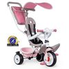 Smoby Driewieler Baby Balade Plus 3-in-1 roze