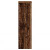 vidaXL Plantenstandaards 2 st 17x17x60 cm bewerkt hout oud houtkleurig