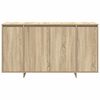 vidaXL Dressoir Sonoma Eiken 135 x 41 x 75 cm Bewerkt hout