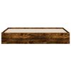 vidaXL Bedframe met lades bewerkt hout gerookt eikenkleurig 180x200 cm