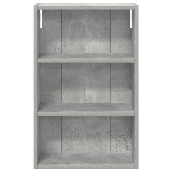 vidaXL Badkamer wandkast met plank Beton Grijs 40 x 16 x 62,5 cm