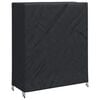 vidaXL Pingpong Tafelbedekking Effen Zwart 165 x 70 x 185 cm Stof