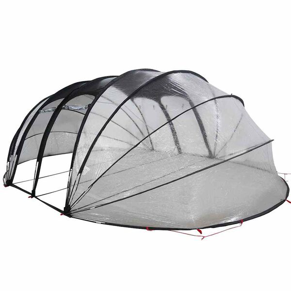 vidaXL Zwembad Tent Koepel Doorzichtig 640 x 432 x 205 cm PVC
