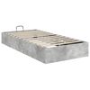 vidaXL Ottoman Bedframe Beton Grijs 193 x 120 x 25 cm Bewerkt hout