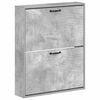 vidaXL Wandgemonteerde Schoenkast HAARLEM 71 x 17 x 86 cm Bewerkt hout