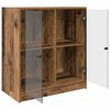 vidaXL Bijzetkast Oud Hout 68 x 37 x 75,5 cm Bewerkt hout