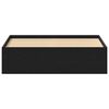 vidaXL Bedframe zonder matras 120x190 cm bewerkt hout zwart eikenkleur