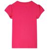 Kindershirt 128 felroze