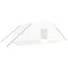 vidaXL Kas met stalen frame wit 24 m&sup2; 6x4x2,85 m