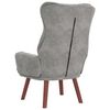 vidaXL Fauteuil Lichtgrijs 69 x 74 x 93 cm Fluweel