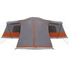vidaXL Tent met dak met opslag Grijs en Oranje 680 x 510 x 210 cm