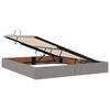 vidaXL Opbergbed met matras met matras Taupe 160 x 200 cm Polyester