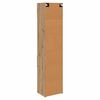 vidaXL Highboard Artisan Eiken 50 x 42,5 x 225 cm Bewerkt hout