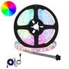 vidaXL LED-strip 12 pcs Zwart en transparant 2100 mm