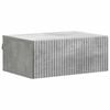 vidaXL Wandbeugel Bedkast Betongrijs 49 x 34,5 x 20 cm Bewerkt hout