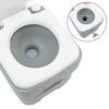 vidaXL Camping Toilet Grijs 41,5 x 36,5 x 42 cm