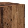 vidaXL Wand tv-kast Wandgemonteerd 3 pcs Oud Hout Bewerkt hout