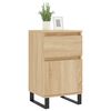 vidaXL Dressoir 40x35x70 cm bewerkt hout sonoma eikenkleurig