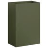 vidaXL Plantenbak Olijfgroen 50 x 40 x 75 cm Koudgewalst staal
