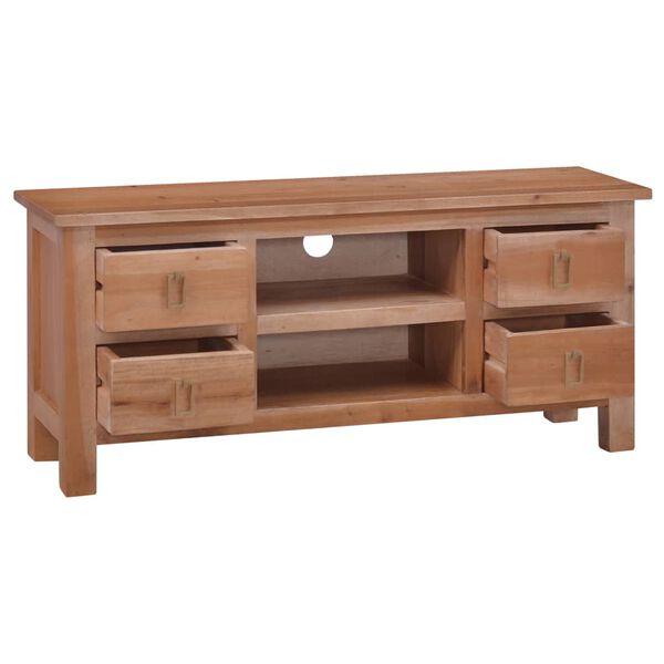 vidaXL Tv-meubel 100x30x45 cm massief mahoniehout