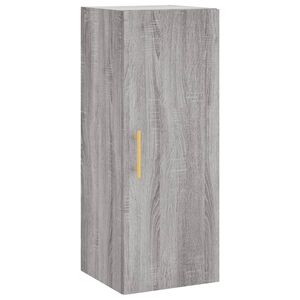 vidaXL Bovenkast 34,5x34x90 cm grijs sonoma eikenkleurig