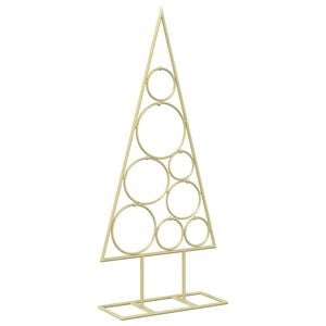 vidaXL Metalen kerstboom KUOPIO 60 cm Staal Goud