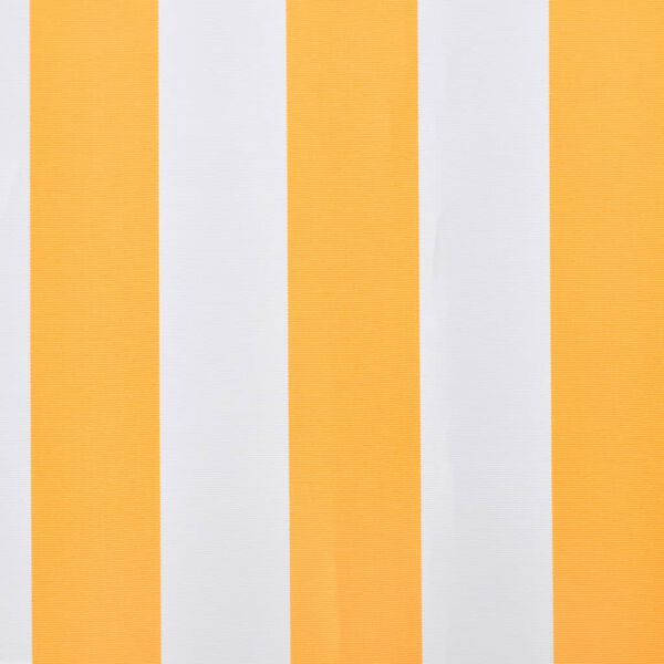 vidaXL Luifeldoek 500x300 cm canvas oranje en wit