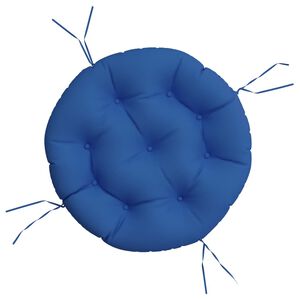 vidaXL Zitkussen rond &Oslash; 60x11 cm oxford stof koningsblauw