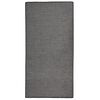 vidaXL Buitenkleed platgeweven 100x200 cm grijs