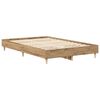 vidaXL Bedframe zonder matras 120x190 cm spaanplaat artisanaal eiken