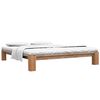 vidaXL Bedframe massief eikenhout 140x200 cm