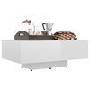 vidaXL Salontafel 85x55x31 cm bewerkt hout hoogglans wit