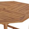 vidaXL Tuintafel 120x120x75 cm massief teakhout