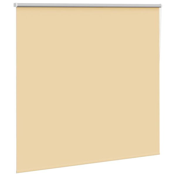vidaXL Rolgordijn verduisterend 155x130 cm stofbreedte 151,6 cm beige