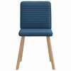 vidaXL Eetkamerstoelen 4 st stof blauw
