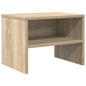 vidaXL Nachtkastje 40x30x30 cm bewerkt hout sonoma eikenkleurig