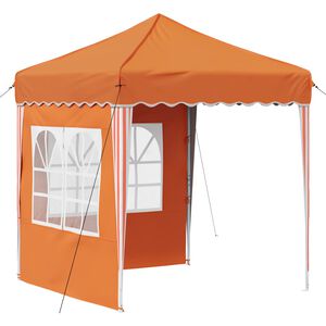 vidaXL Pop-up partytent 195 x 195 x 245 cm Oranje Oxford Stof