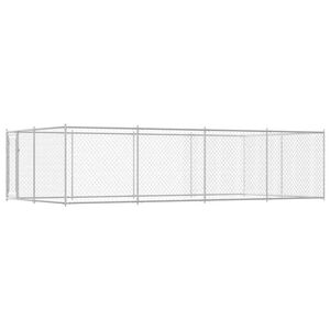 vidaXL Hondenkennel voor buiten 7,6x3,8x1,9 m