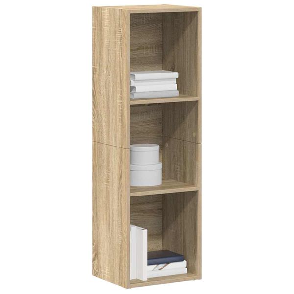 vidaXL Boekenkast/tv-meubel 36x30x114cm bewerkt hout sonoma eikenkleur
