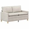vidaXL Bank Cr&egrave;mekleurig 156 x 81 x 87,5 cm Polyester