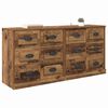 vidaXL Dressoirs 2 pcs Oud Hout 70 x 35,5 x 67,5 cm Bewerkt hout