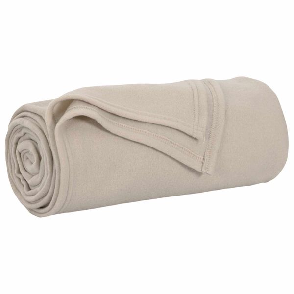 vidaXL Kleden 24 pcs Beige 170 x 130 cm Fleece