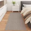 vidaXL Vloerkleden Rechthoekig LUGO Taupe 200 x 80 cm Polyester