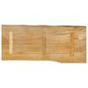 vidaXL Tafelblad met natuurlijke rand 90x40x3,8 cm massief mangohout