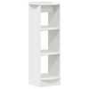 vidaXL Bijzetkast Hoogglans Wit 40 x 40 x 100 cm Geconstrueerd hout
